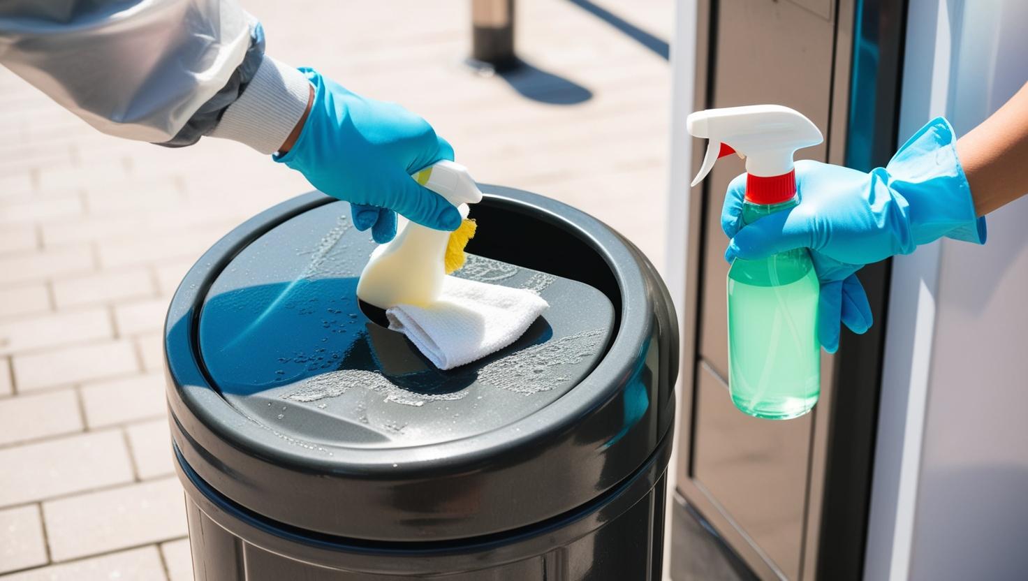 Nettoyage Désinfection des poubelles Nettoyage Désinfection des poubelles
